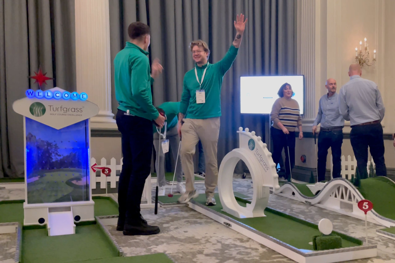 mobile crazy golf corporate entertainment Turfgrass Trophy 2024